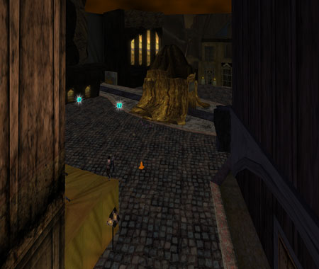 Second Life Uru - The plaza from Takotah Alley